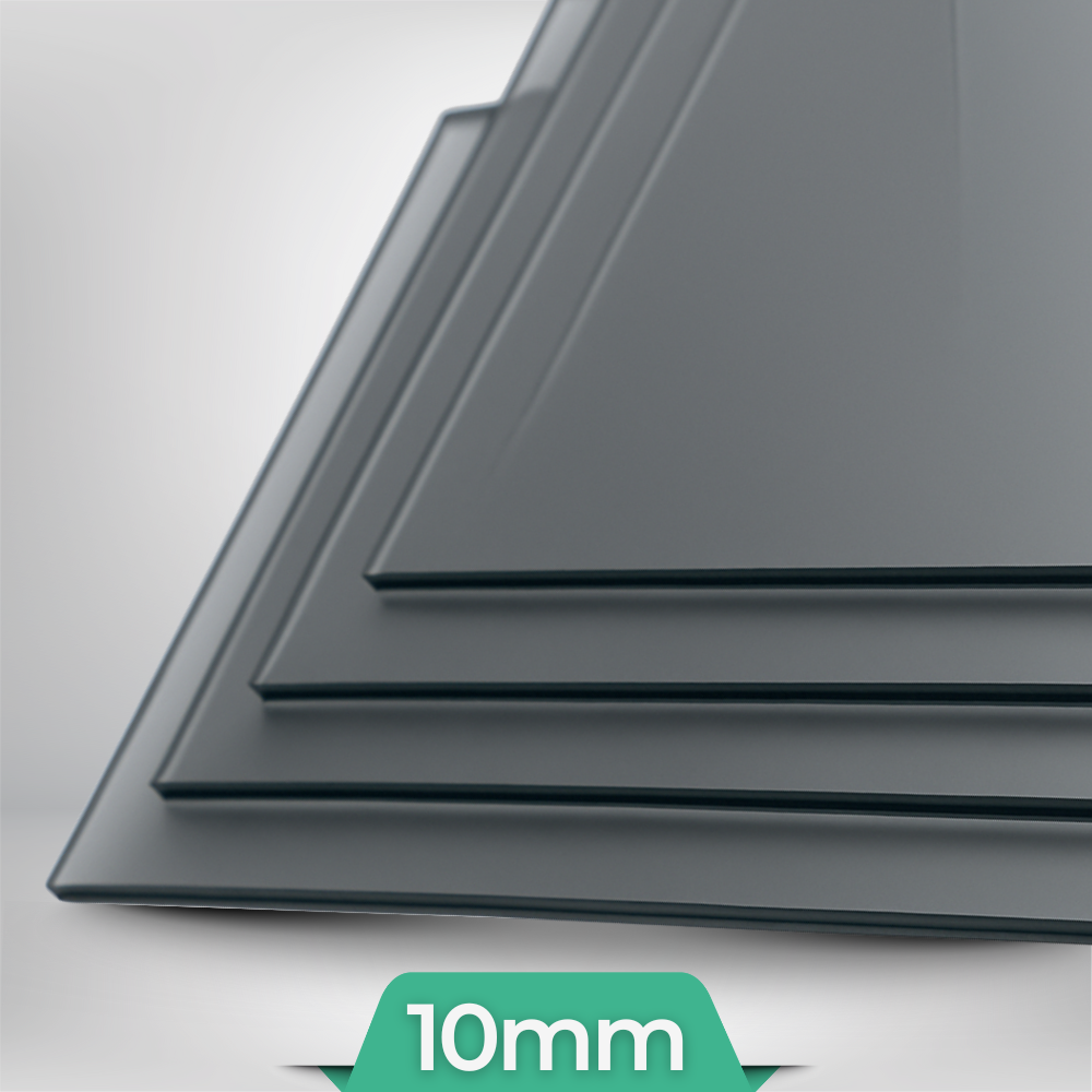 Floatglas nach Maß  | Farbe Grau | Glasstärke: 10mm Floatglas nach Maß  | Farbe Grau | Glasstärke: 10mm