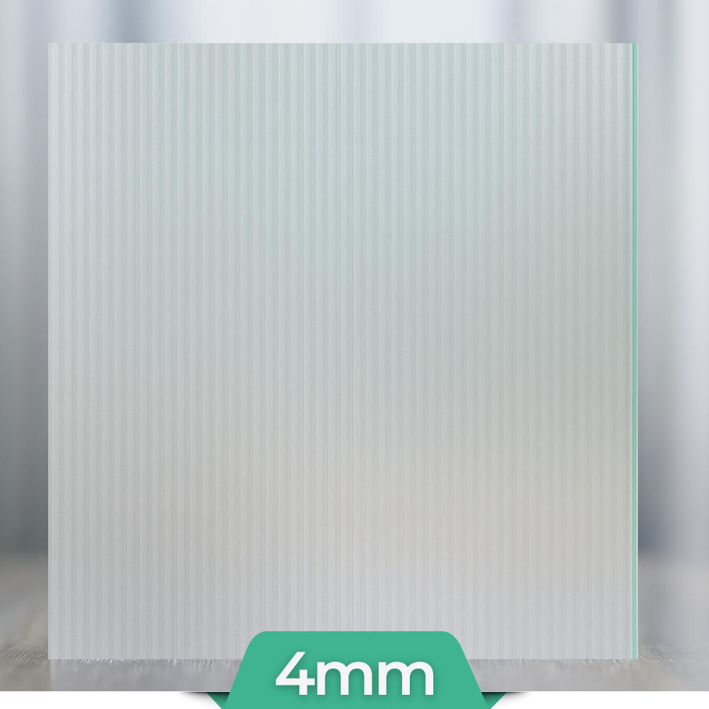 Listral blank weiß 4mm